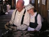 Photo of Jon & Lily Demonstrating at the 2012 Living History Event
