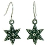 Photo of Large Pewter Star Earrings 