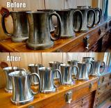 Photo of Mugs before and after restoration