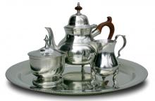 Photo of Queen Anne Pewter Tea Service