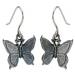 Photo of Pewter Butterfly Earrings 
